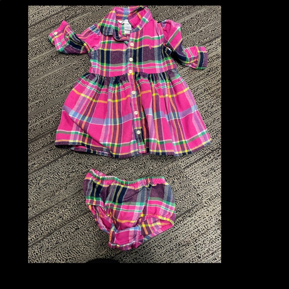 Polo dress with bloomers 3 month